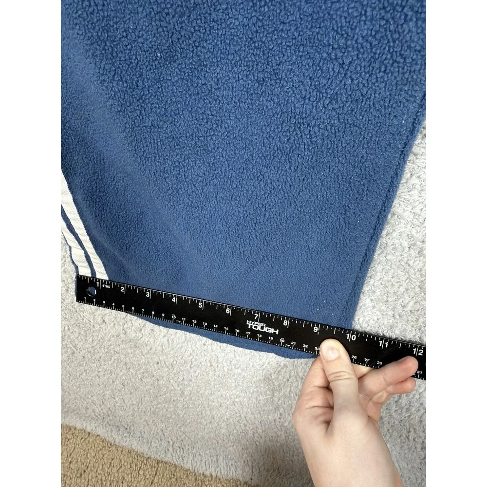 Vintage Adidas Descente Fleece Sweatpants Pants Blue Japan Size L